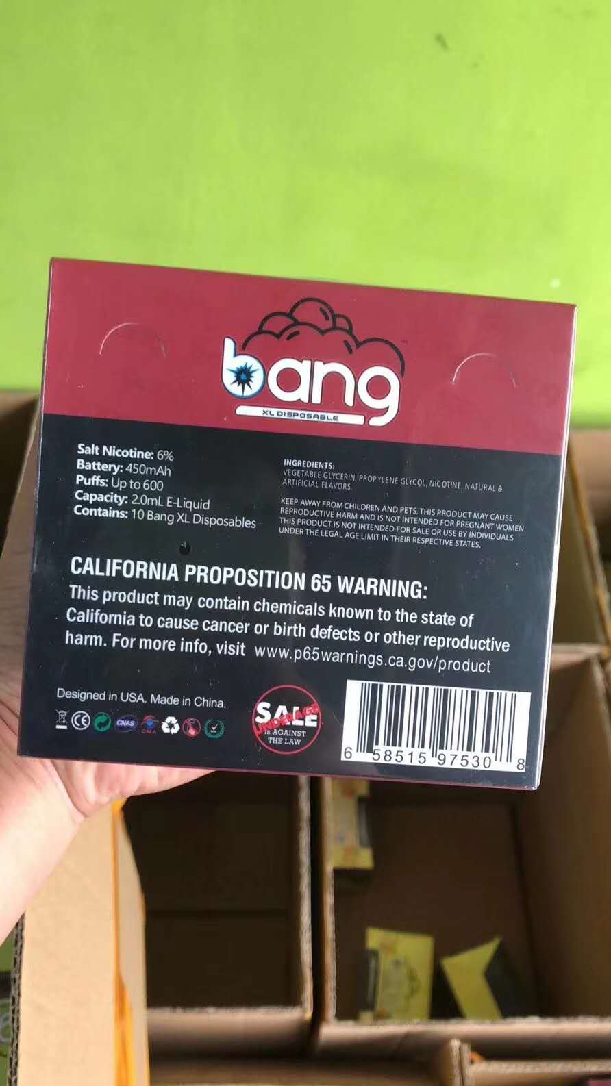 Bang XXL Lemon Ice TIÊU DIỆT