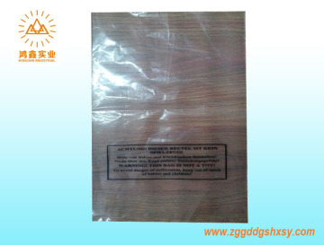 Custome printed flat plastic bag