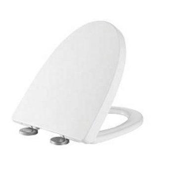 White Plastic V Shape Sanitary Ware Toilet Seat Cover
