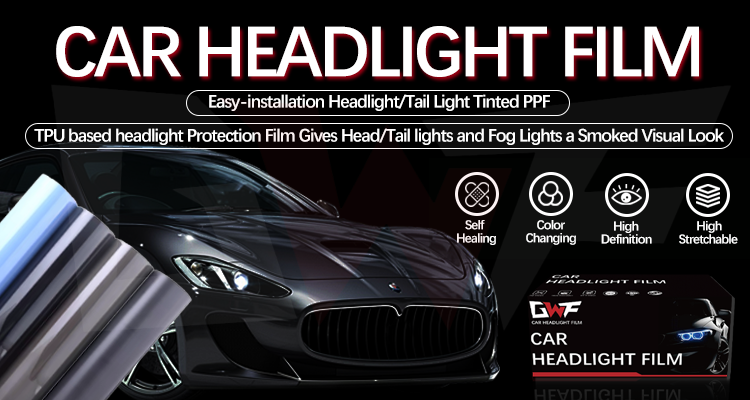 Headlight protection film