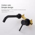 Wholesale high quality brass in-wall basin faucet