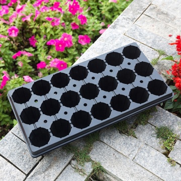 21 Cell High Depth Plastic Plant Seedling Tray: Garden Supply Solution