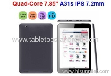 Quad-core 7.85'' A31s Ips 7.2mm 