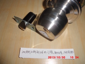 Stainless Steel Double Ball Knob Door Lock