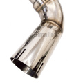 Quad-Spitze Valved Edelstahl 3 Zoll Quad-Tipp Audi R8 MK2 5.2L V10 2016-2018 F1 X-Pipe Auspuffsystem