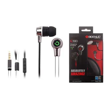 3.5mm Plug Noise Cancelling Factory Earpods, 20Hz to 20kHz Frequency Response Range