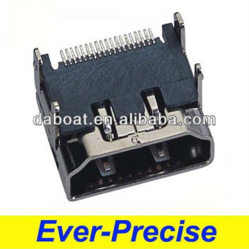 19 Pin female hdmi smt type connector