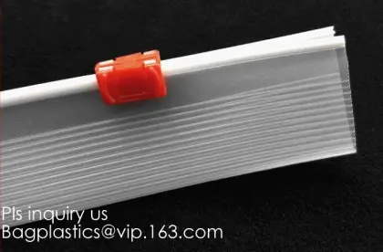 transparent plastic press lok zipper, pp bag press lok zipper, vacuum packing bags press lok zipper, vertical pocket pants press