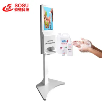 Never Empty Hand Sanitizer Digital Signage Kiosk