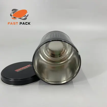 lubricating grease packaging tin can,round metal tin can