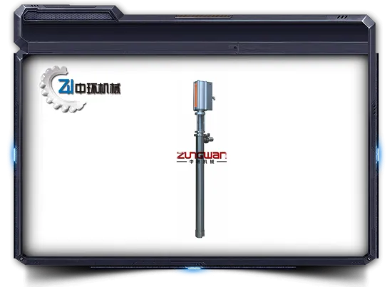 Pneumatic plunger type barrel inserting pump