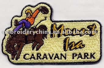 Embroidered patch - sport / Horse-riding