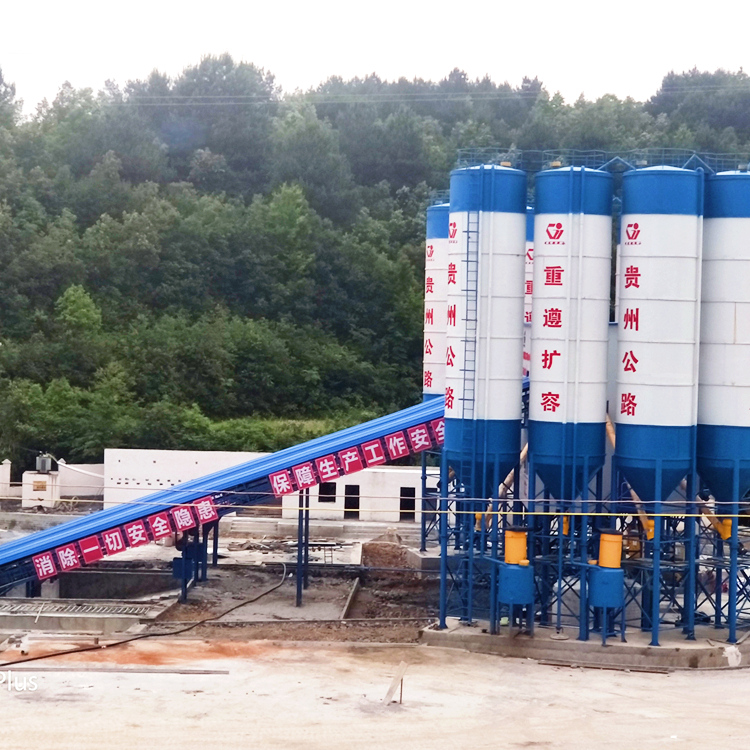 HZS120 complete high quality concrete batching plant