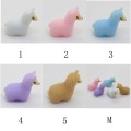 Schattige dieren miniatuur voor terrarium hars Alpaca beeldjes voor Fairy Garden sieraden accessoire