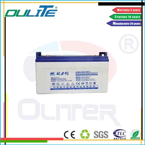 Oliter sealed 12v 120ah lead acid deep cycle solar battery