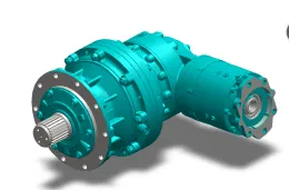 Right Angle Planetary Gearbox,speed ratio is 12.24~2113