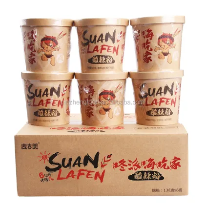 Wholesale Haichijia Hot and Sour Instant Rice Noodles