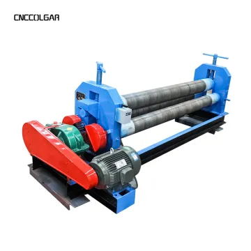 CNCColgar Stainless Steel Rolling Machine 3 Roll Plate Rolling Machine