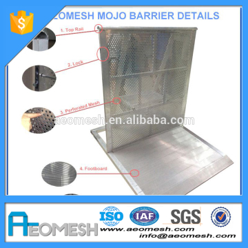 AEOMESH Aluminum stage security barrier event support services event organizer
