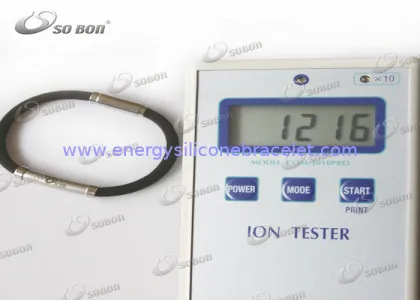 Sport Rope Bracelet / Silicone Titanium Health Bracelet With Various Kinds Of Color