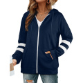 Womens Active Long Sleeve Zip Up Hoodies