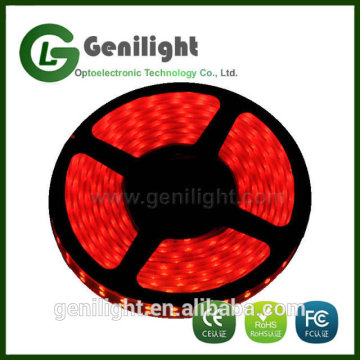 5 เมตรสีแดงที่ไม่มีน้ำ SMD 3528 600LEDS แถบแสง LED ที่ยืดหยุ่นได้
