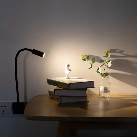 Portable 4W Flexible Gooseneck Touch Dimmable Memory Function LED Plug-In Wall Light for Home and Bedside Reading