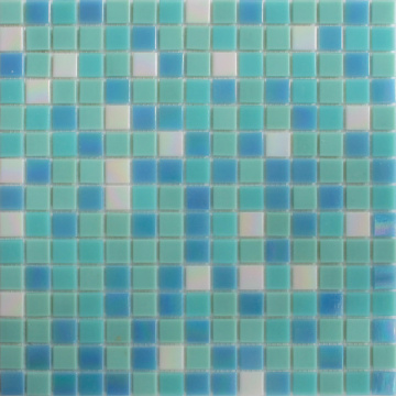 Piastrelle per piscina backsplash con mosaico di perle miste