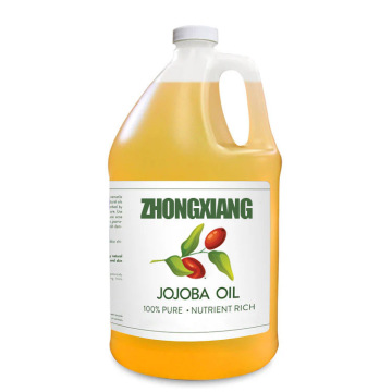 100% Pure Natural Cold Pressed jojoba Oill สำหรับผม Non-GMO Hexane ฟรี golden jojoba oil สำหรับผิวหน้าและนวดตัว