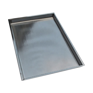 Round and Square Hole Food Grade Stainless Steel Aluminum Alloy Perforated Baking and Drying Tray