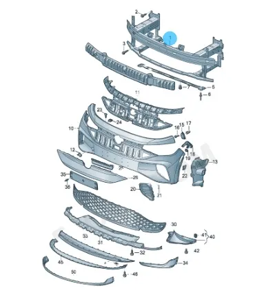 Auto Car Body Kit Spare Parts for ID6 ID4 - 11A8537189B9 11A8549409B9 11D959862D 1EA121082J 1EA615132