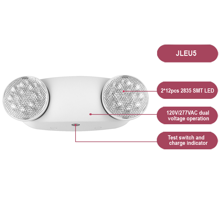 Ul Cul Listed Notfalllicht JLeu5 Dual Head LED Notfalllicht