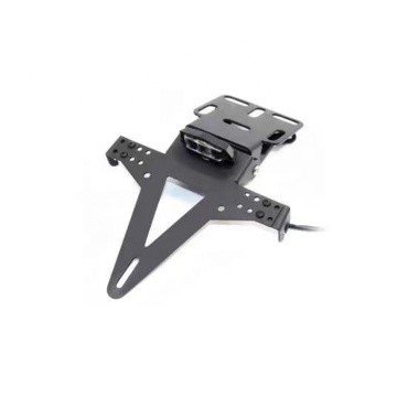 LED Bike Motorcycle License Plate Light Taillight Frame Holder Mount Bracket