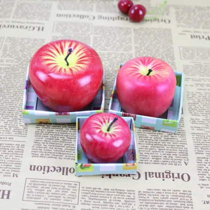 Image Fruit Apple Candle