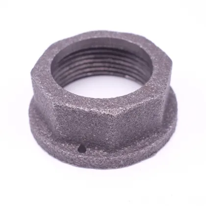 Casting iron gas meter connector nut