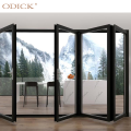 Folding Doors Double Glazed Interior Exterior Door Tempered