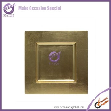 18218-1 Chargers, Square Collection wedding decoration plastic charger plate