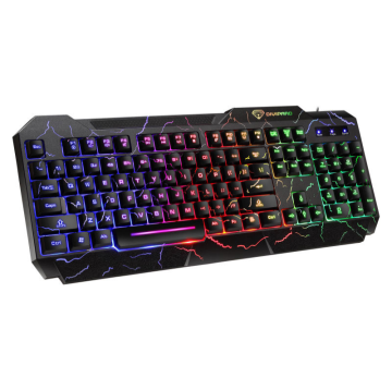 2024 Top Selling Factory Direct LED Backlit USB Wired Gaming Keyboard with 104 Keys and Mechanical RGB Function