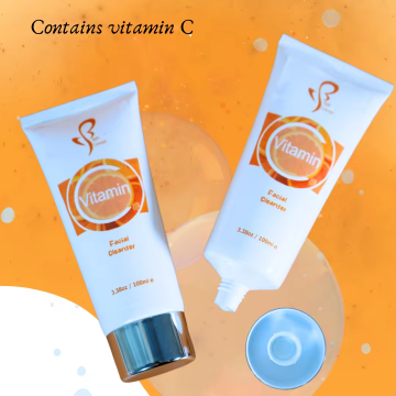 Vitamin C Facial Cleanser for Men and Women - Korean Style Face Wash