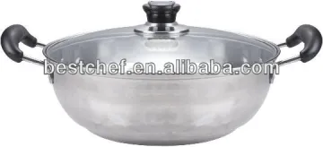 Kinox stainless steel Hot pot with glass lid with glass lid
