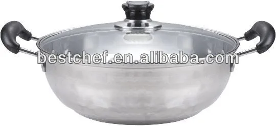 Kinox stainless steel Hot pot with glass lid with glass lid