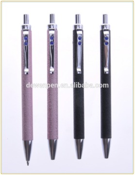2015 Best selling metal slim with company custom logo click slim pen
