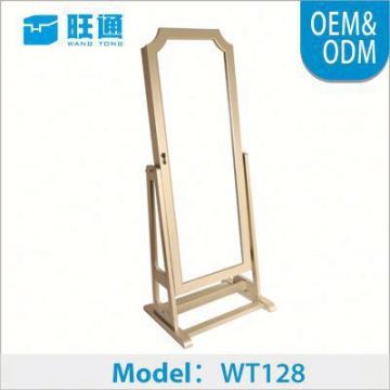Hot sales Natural Color Wooden ODM art deco mirror