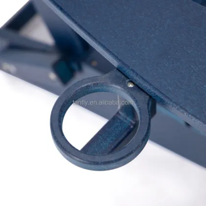 HDPE Plastic Wood Folding Adirondack Chair - Blue