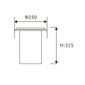 LEDER 3000K Runde Form 30W LED Bodeneinbauleuchte