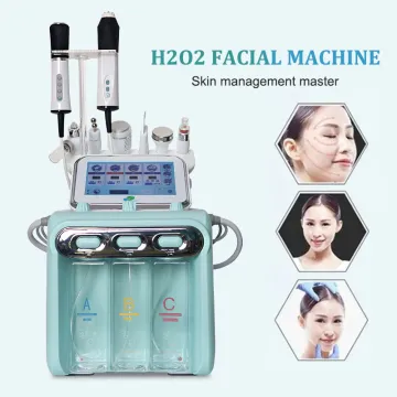 Professional Vacuum Salon Hydro Facial Cleaning Machine - 8-in-1 Hydrogen Oxygen Beauty Tool
