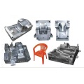 Plastic armchair injection moulds