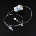 Regulador de conjunto de infusão médica com tubulação em Y