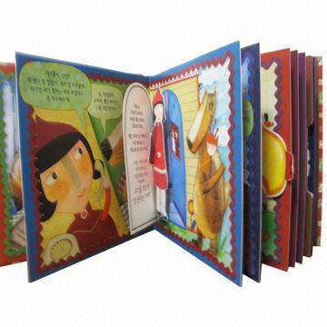 Pop-up Book Printing, Full-color, 300gsm C1S, for Every Page