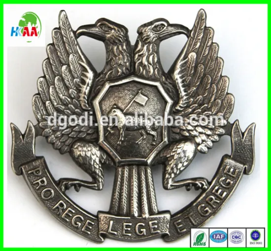 Custom Army Cap Badge Lapel Badge Metal Dolphin Badges